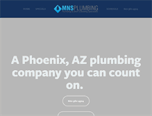 Tablet Screenshot of mnsplumbing.com